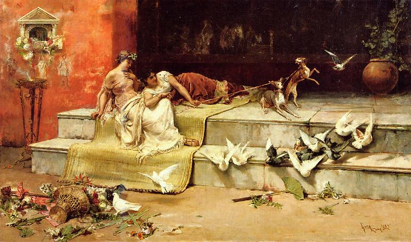 Juan Luna Las Damas Romanas oil painting image